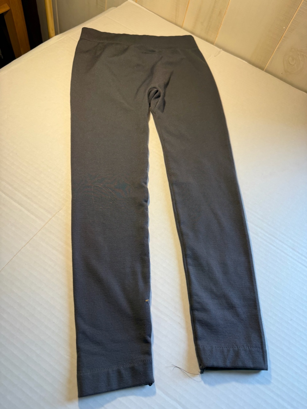 Soho Girls Charcoal Fleece-Lined Leggings